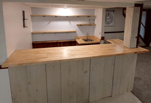 Bar Remodel After Photo